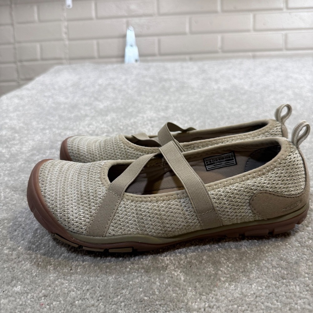 KEEN Hush Knit MJ Maryjane Flats Water Shoes Mesh NWOT 7.5 Granola Gorpcore - Picture 4 of 12